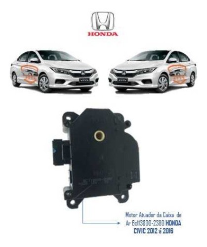 Motor Atuador Caixa Ar Condicionado Honda Civic 2012 Á 2016