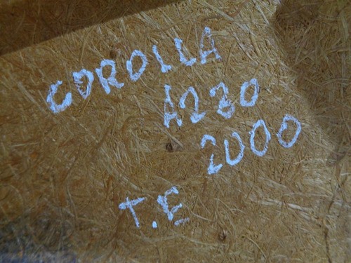 Forro De Porta Traseiro Esquerdo  Corolla 2000