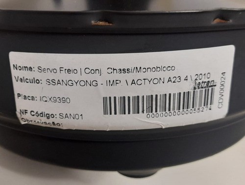 Servo Freio Ssangyong Actyon A23 2010