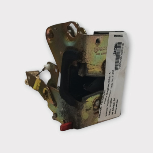 Fechadura Porta Traseira Direita Vw Gol Parati 97 A 2006