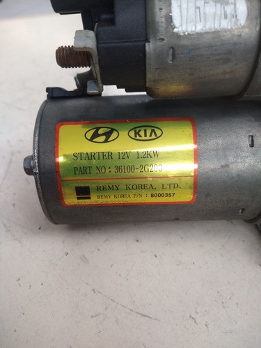 Motor Partida Arranque Kia Sorento 2.4 16v 2012 2013 2014