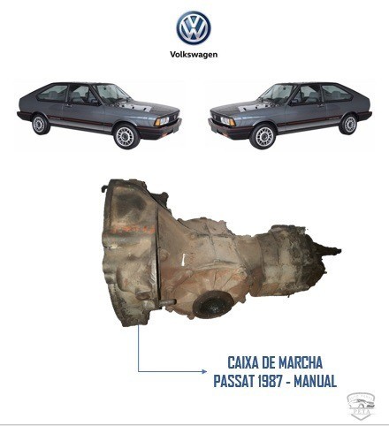 Caixa Câmbio Manual Vw Passat Ap 1.6 1986 1987 1988 1989