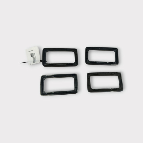 Kit 4 Moldura Maçaneta Forro Porta Fiat Uno Mille 1991 2013