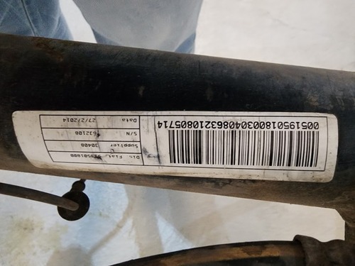EIXO TRASEIRO COM PANELAS FIAT FIORINO 2014 FALTA CANO DE FREIO
