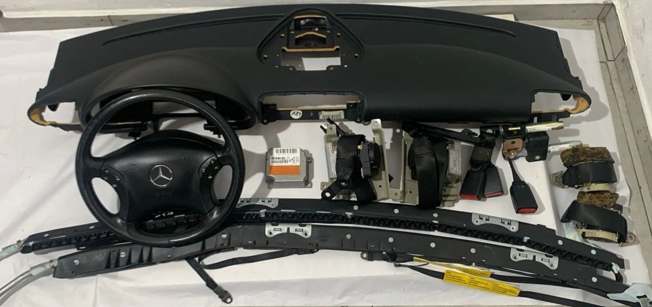 KIT AIR BAG PARCIAL MERCEDES-BENZ C180K 1.8 16V 4C AUT 2004
