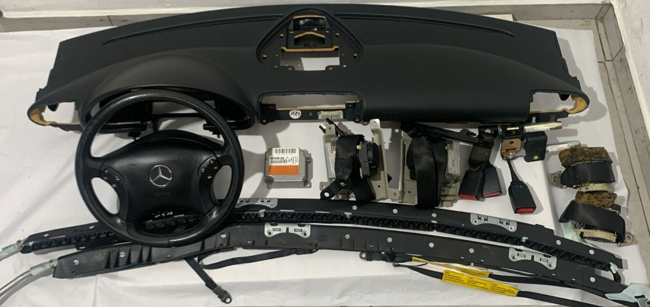 KIT AIR BAG PARCIAL MERCEDES-BENZ C180K 1.8 16V 4C AUT 2004