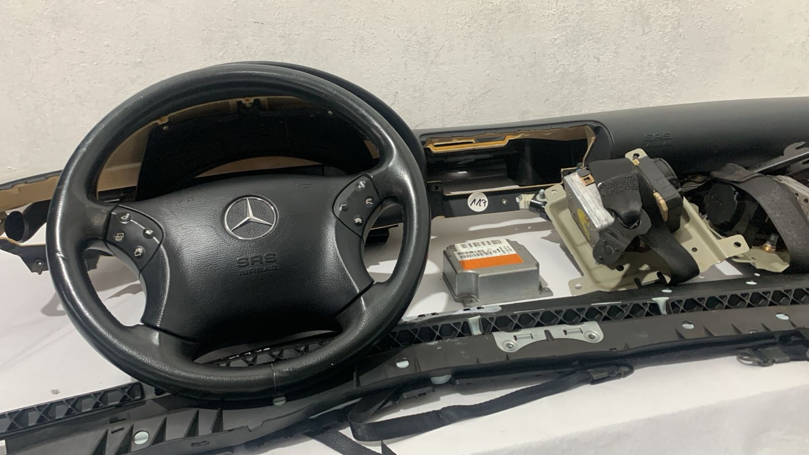 KIT AIR BAG PARCIAL MERCEDES-BENZ C180K 1.8 16V 4C AUT 2004