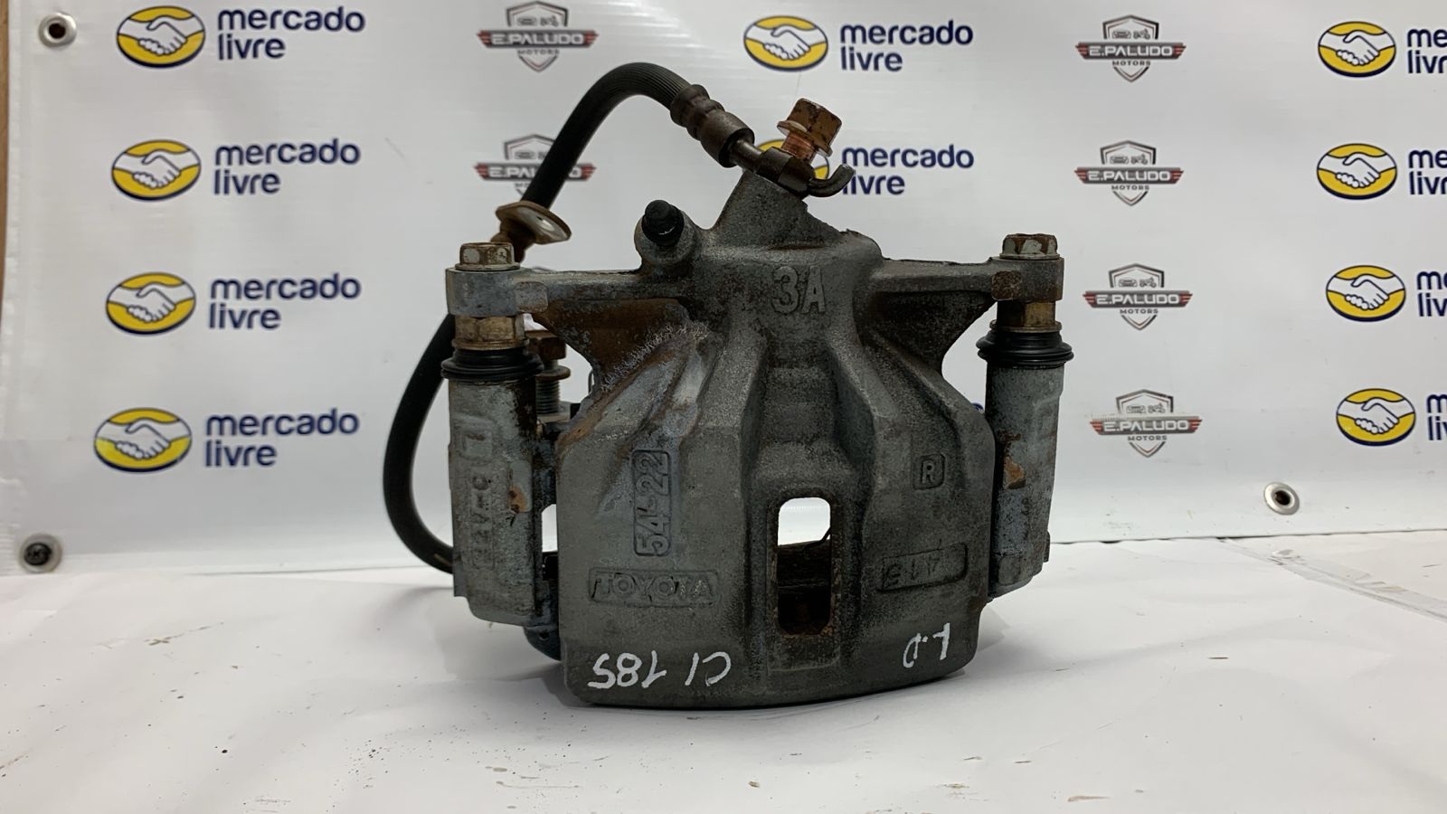 PINÇA FREIO DIANTEIRA DIREITA SEM ABS TOYOTA COROLLA XEI 1.8 16V 1998 A 2002