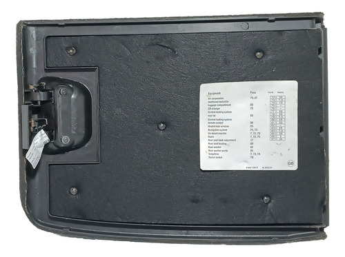 Forro Lateral Direito Do Porta Malas Bmw X5 2001 2006