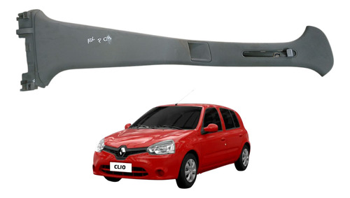 Moldura Coluna Central Dir. Renault Clio 2004 Com Dtl (ap)