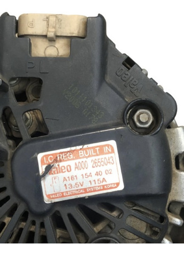 Alternador Ssangyong Action 2.3 08 A 12 A1611544002