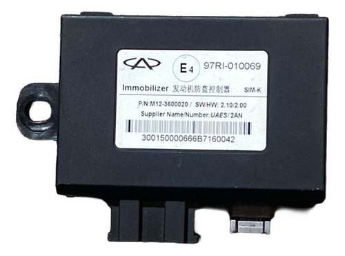 Modulo Imobilizador Chery Celer 2010 2011 2012 2013 A 2015