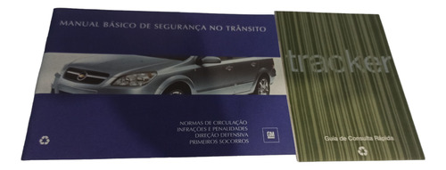 Manual Proprietário Chevrolet Tracker Gasolina 2007 Original