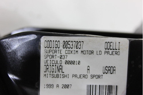 Suporte Coxim Motor Ld Pajero Sport 99/07 Us (037)