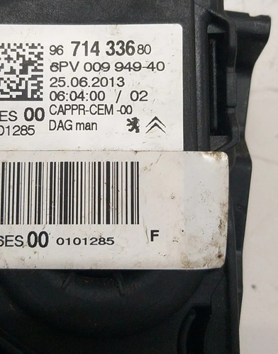 Pedal Acelerador Peugeot 308 1.6 2012 A 2014 9671433680