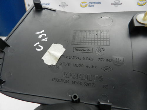 Acabamento Direito Painel Central Console Megane 06/13