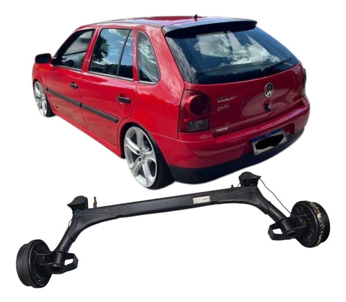 Eixo Traseiro Volkswagen Gol G2 G3 G4 2009