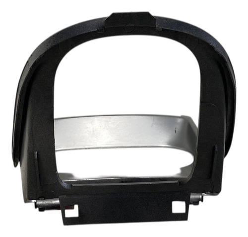 Moldura Central Painel Console Peugeot 307 Prata 9636013877