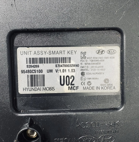 Módulo Conforto Hyundai Kia Sorento 95480c5100