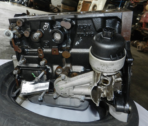 Motor Parcial S/ Cabeçote Citroen C3 1.6 16v 2011 113cv Flex