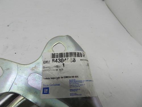 Dobradiça Capô Lado Esquerdo Gm Cruze 2016 A 2023 84304688