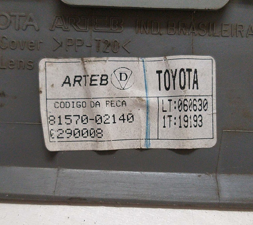 Break Light Luz Freio Toyota Corolla 2003 A 2008 8157002140