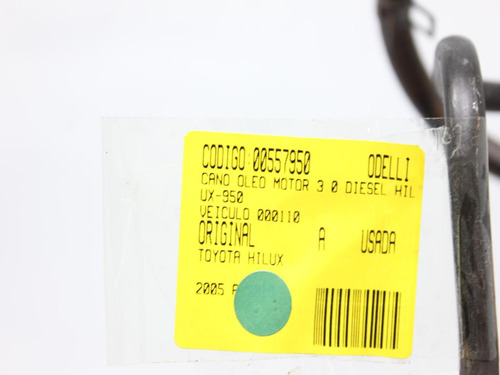 Cano Óleo Motor 3.0 Diesel Hilux 05/15 (950)