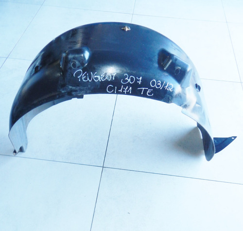 Para-barro Traseiro Esquerdo Peugeot 307 03/12 9634010380