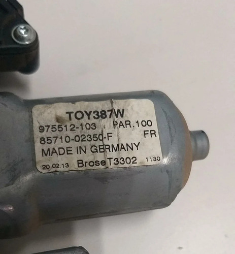 Máquina Vidro Dianteira Direita Corolla Xei 2014 975512103