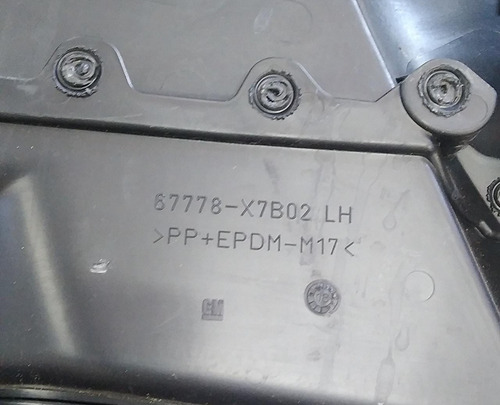 Forro Porta Dianteira Esquerda Gm Cobalt 18/19 67142x7b03