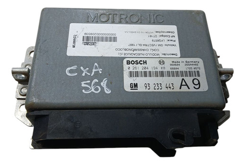 Módulo Injeção Gm Vectra Gl 1997 (ap) Cxa 568