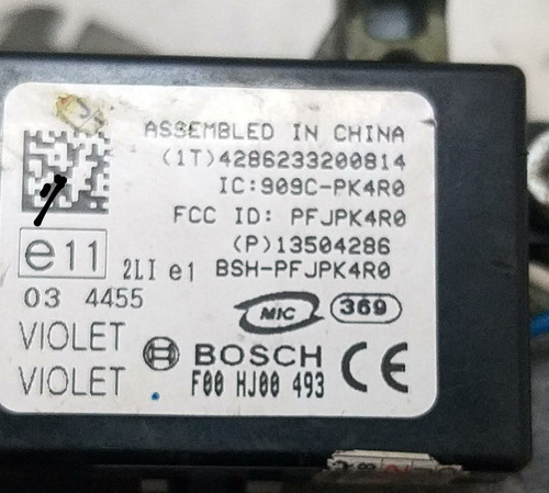 Antena Imobilizador Chevrolet S10 2012 A 2017 F00hj00493