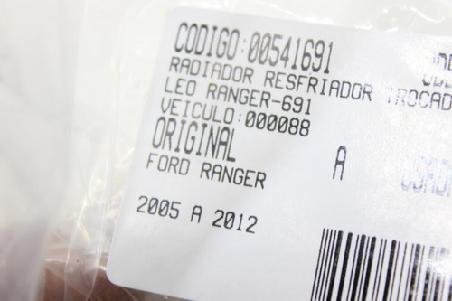 Radiador Resfriador Trocador Leo Ranger 05/12 (691)