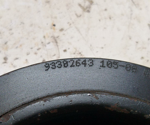 Polia Virabrequim Gm Zafira 2.0 1999 2000 2001 93302643