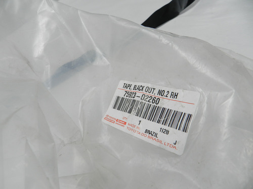 Faixa Superior Porta Traseira Direita Toyota Corolla 15/19