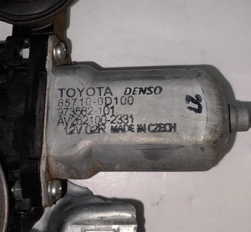 Máquina Vidro Elétrico Traseira Esquerda Corolla 15/19