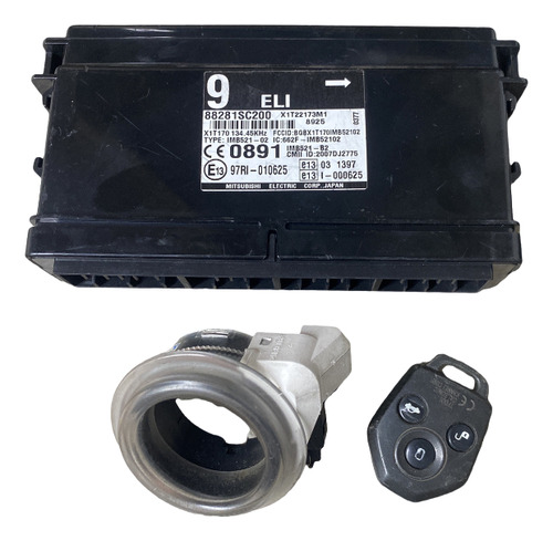 Modulo Imobilizador + Antena + Chave Subaru 2.0 09-12