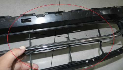 Grade Dianteira Inferior Honda Civic 09/11 Com Detalhe