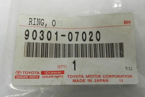 Anel Pressão Combustivel Toyota Corolla Fielder 03/07