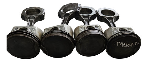 Jogo 4 Pistões Stander Com Bielas Megane 1.6 16v Flex 115cvs
