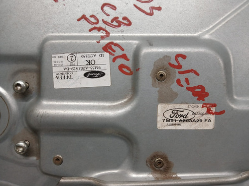 Maquina Vidro Dianteira Esquerda Focus 2009 A 2013 S/motor