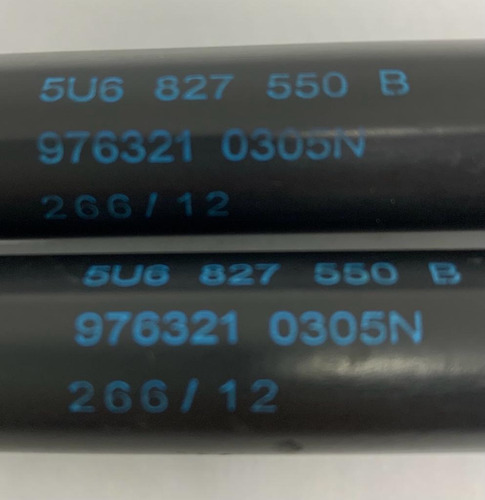 Par Amortecedor Tampa Porta Malas Gol G6 G7 Original Vw