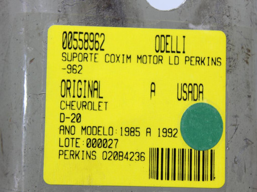 Suporte Coxim Motor Ld Perkins D-20 85/92 Us (962)