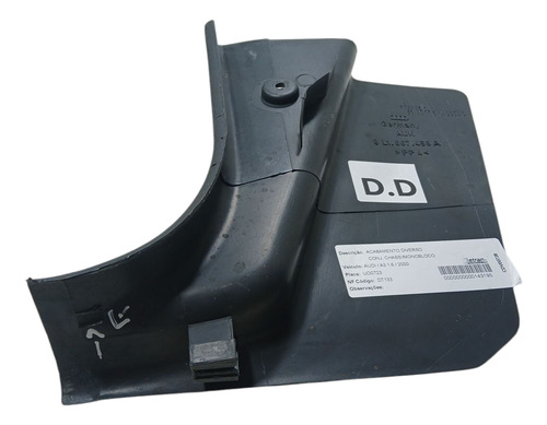 Acab. Soleira Diant. Direito Audi A3 1.6 2000 Com Dtl (ap)