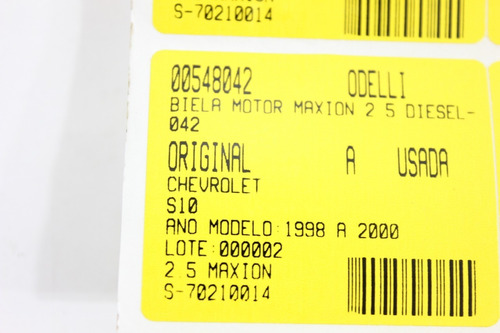 Biela Motor Maxion 2.5 Diesel S10 98/00 (042)