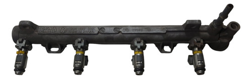 Flauta Bico Injetor Vw Gol 1.0 16v 99 A 04 (al) Com Detalhe