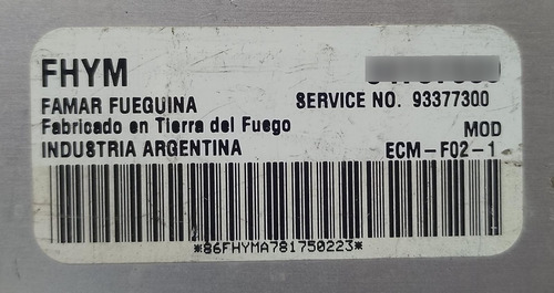 Módulo De Injeção Prisma 1.4 8v Flex 94707839 Fhym Zv