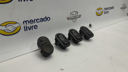 Kit Botão Vidro Elétrico Zafira Astra Vectra Corsa Montana