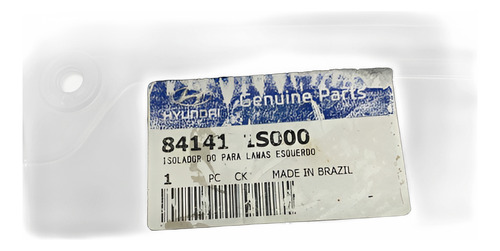 Isolador Do Para Lama Esquerdo Hyundai Hb20 Ix35 Original
