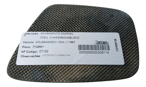Tela Auto Falante Painel L/ E Gol G2 1998 (ap) Cxa 555